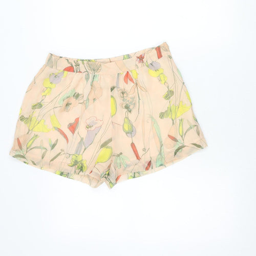 H&M Women’s Multicoloured Floral Culotte Shorts Size 10