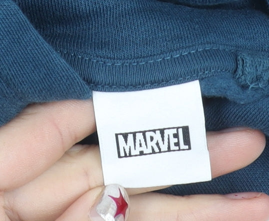 Next Marvel Boys Blue Pullover Hoodie 10 Years Hulk Iron Man Captain America