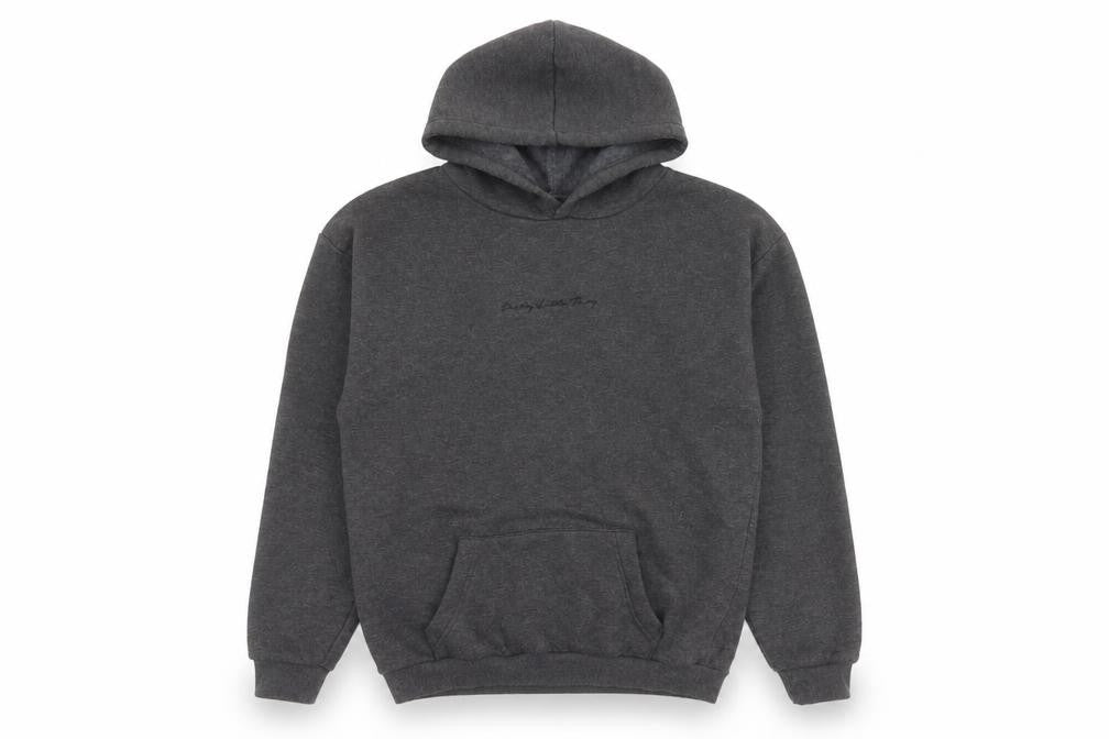Front view of PRETTYLITTLETHING Women’s Grey Pullover Hoodie M Regular Fit