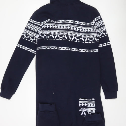 RWC Regulation Issue Men's Blue Geometric Hooded One Piece L