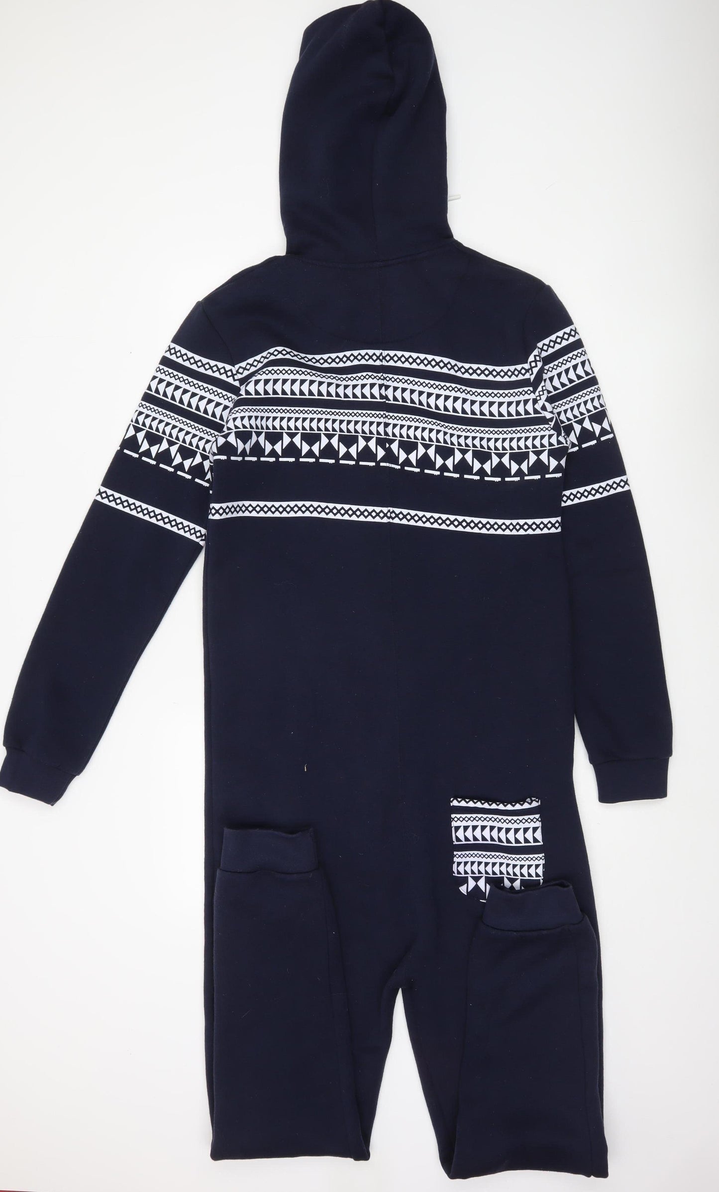 RWC Regulation Issue Men's Blue Geometric Hooded One Piece L