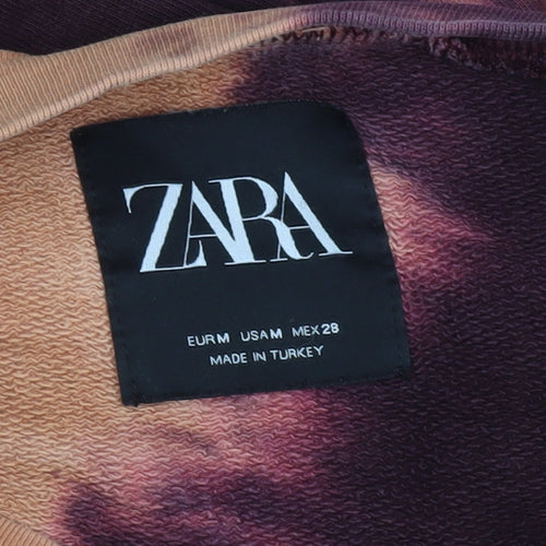Zara Men’s Multicoloured Tie Dye Cotton Sweatshirt Size M