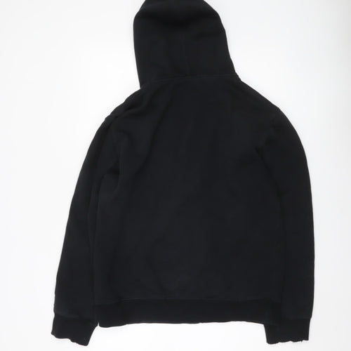 Umbro Men’s Black Full Zip Hoodie Size M Sportswear Cotton Blend