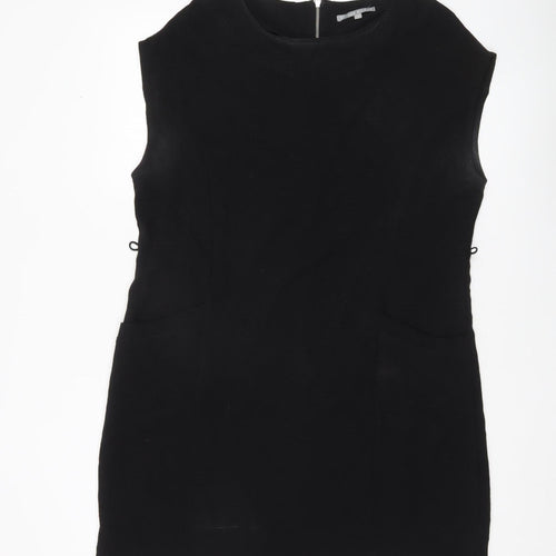 Oliver Bonas Women's Black Size 14 Sleeveless Shift Dress