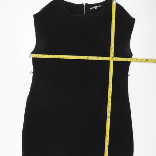 Oliver Bonas Women's Black Size 14 Sleeveless Shift Dress