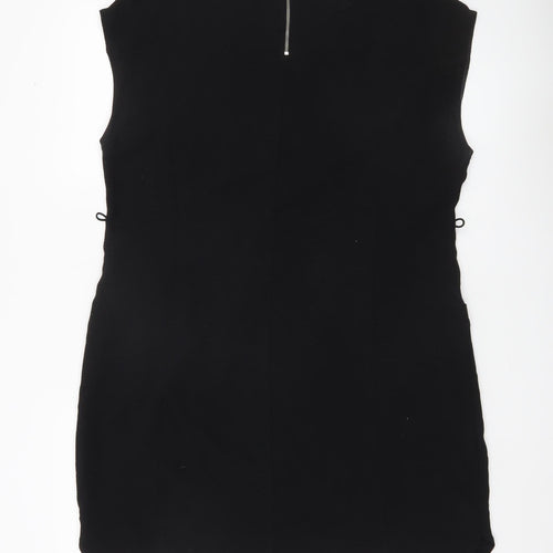 Oliver Bonas Women's Black Size 14 Sleeveless Shift Dress