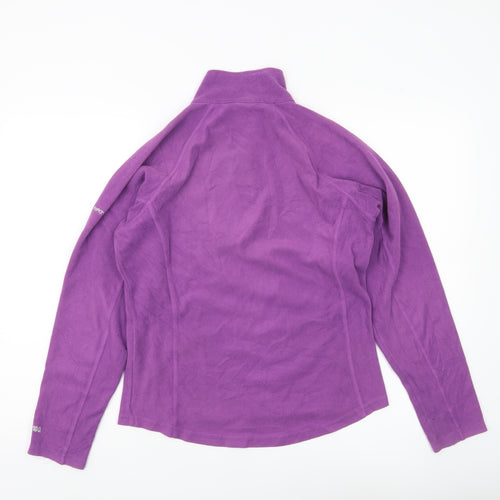 Trespass Womens Purple M Fleece 1/4 Zip Pullover Sweatshirt Hiking
