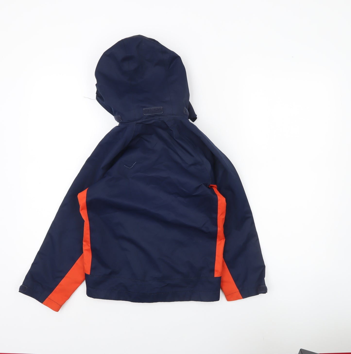 Hi Gear Boys Blue Orange Rain Coat Jacket Hooded 5-6 Years Waterproof