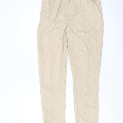 L.K. Bennett Women’s Beige Chino Trousers Size 6 Regular Fit