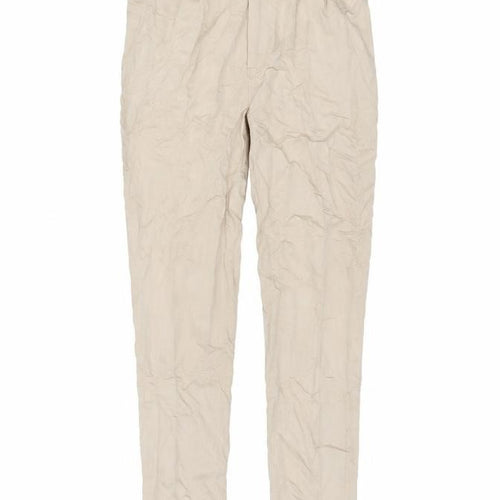 L.K. Bennett Women’s Beige Chino Trousers Size 6 Regular Fit