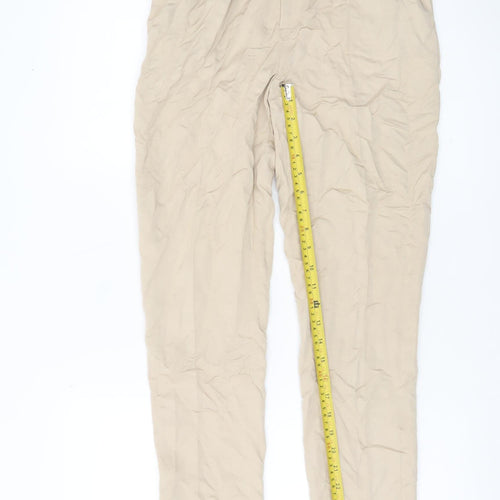 L.K. Bennett Women’s Beige Chino Trousers Size 6 Regular Fit