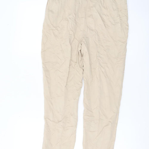 L.K. Bennett Women’s Beige Chino Trousers Size 6 Regular Fit