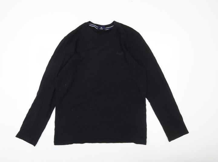 Superdry Men’s Black XL Long Sleeve Cotton Casual Shirt