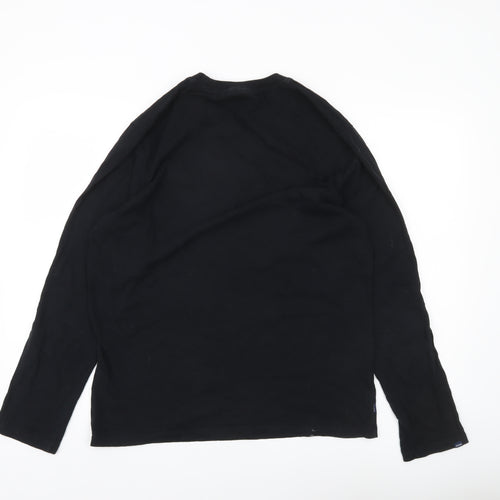 Superdry Men’s Black XL Long Sleeve Cotton Casual Shirt