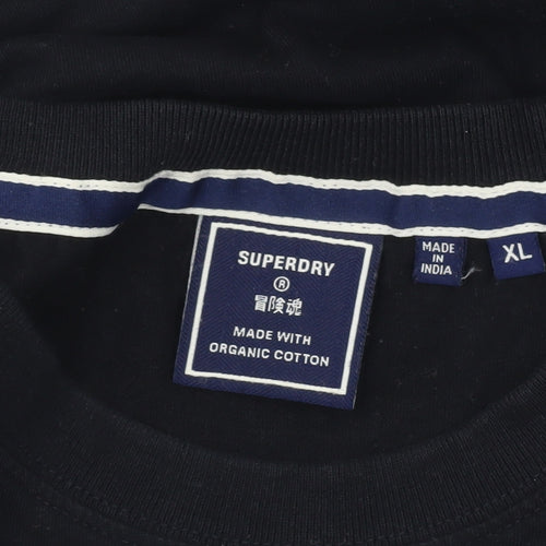 Superdry Men’s Black XL Long Sleeve Cotton Casual Shirt
