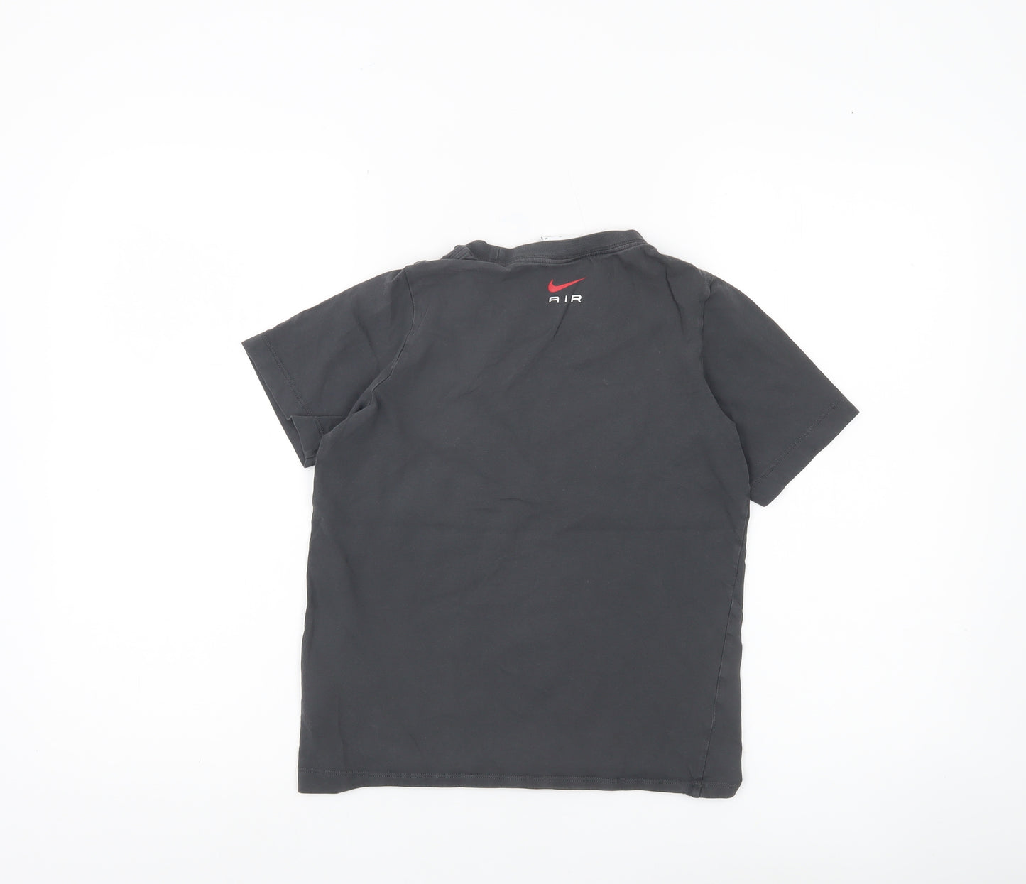 Nike Boys Black AIR Logo Graphic T-Shirt Short Sleeve 12-13 Years