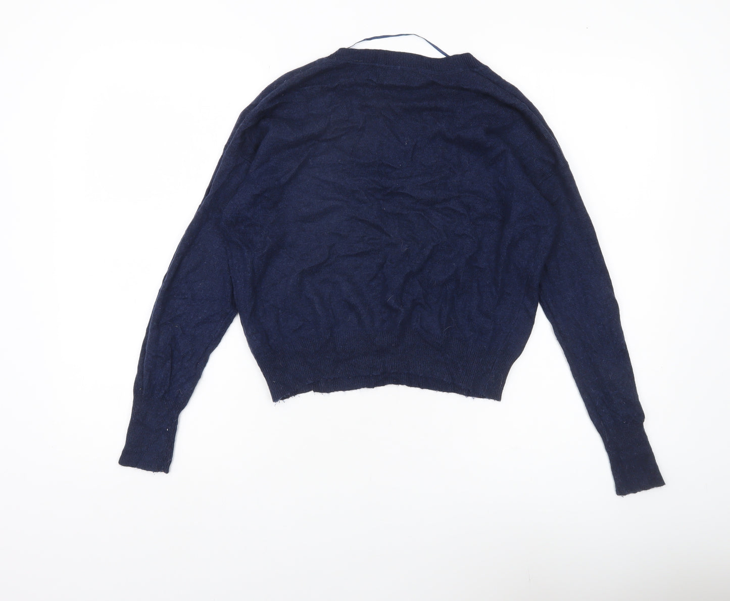 Atmosphere Womens Blue Knit V-Neck Pullover Jumper Size 10