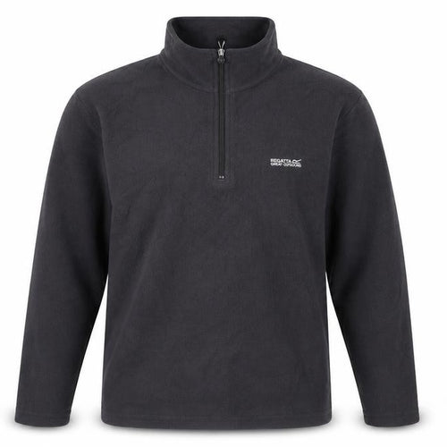 Regatta Mens Grey Fleece Sweatshirt XL 1/2 Zip Outdoor Layer