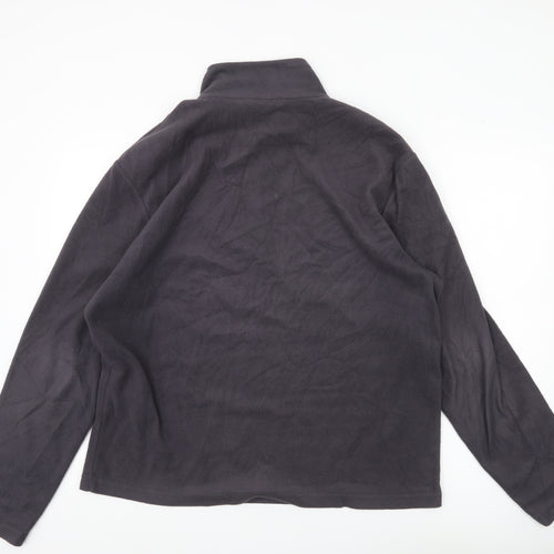 Regatta Mens Grey Fleece Sweatshirt XL 1/2 Zip Outdoor Layer