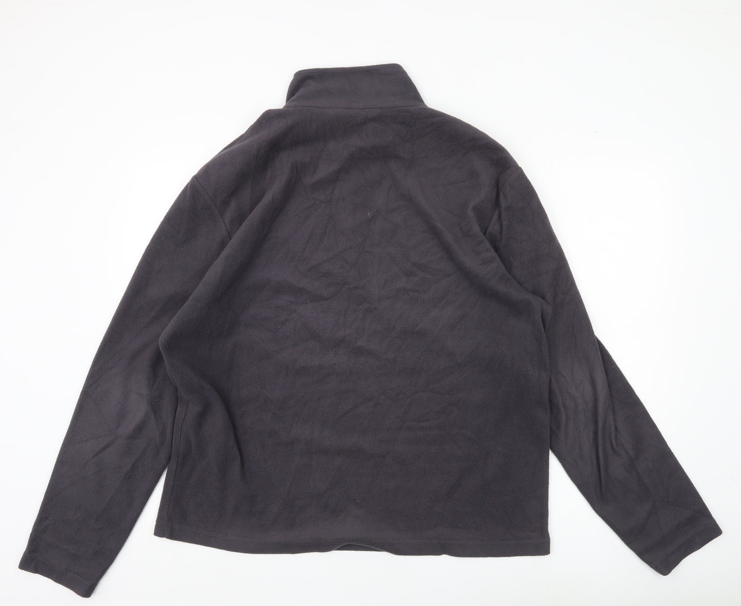 Regatta Mens Grey Fleece Sweatshirt XL 1/2 Zip Outdoor Layer