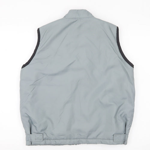 St Bernard Men’s Grey Nylon Bodywarmer Waistcoat Size 34