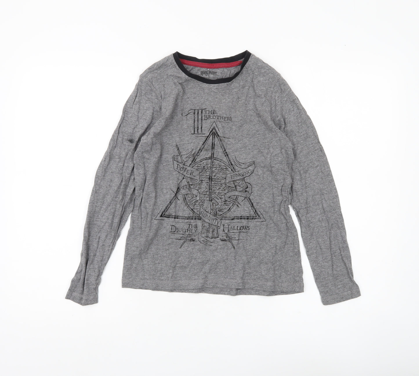 George Boys Harry Potter Grey Long Sleeve T-Shirt 11-12 Years