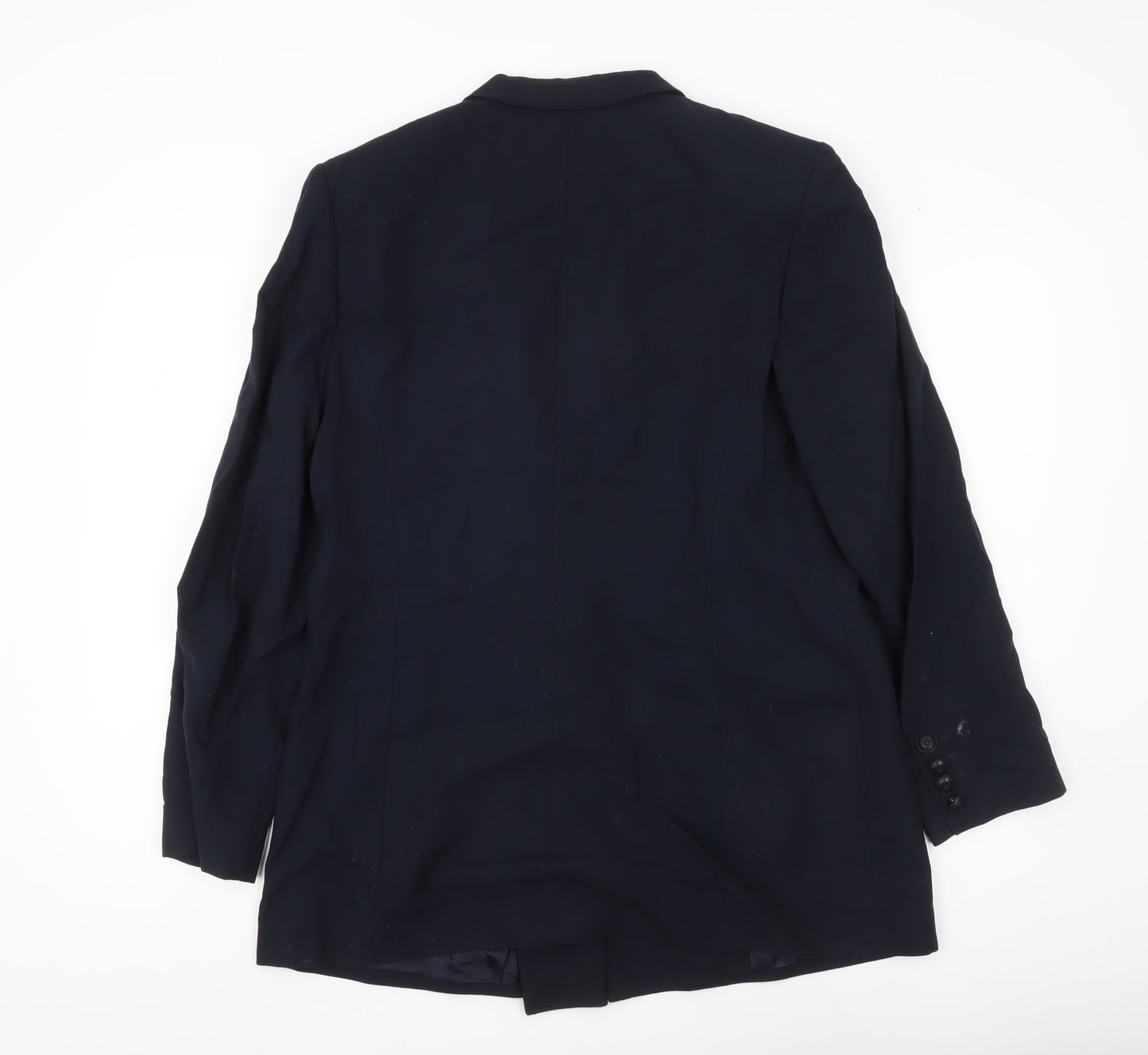 Mondi Classics Men’s Blue Wool Double-Breasted Blazer Jacket Size 42