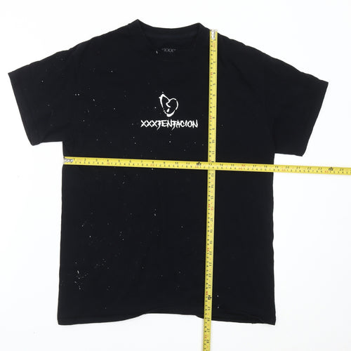 XXX Unisex Adults Black Graphic Music T-Shirt Size M