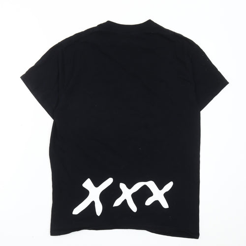 XXX Unisex Adults Black Graphic Music T-Shirt Size M