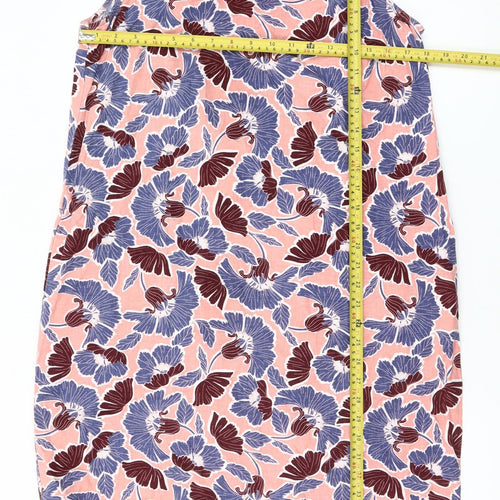 Next Women’s Multicoloured Floral Shift Dress Size 12 Sleeveless