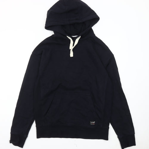 The Stronghold Men’s Black Pullover Hoodie Size M Cotton
