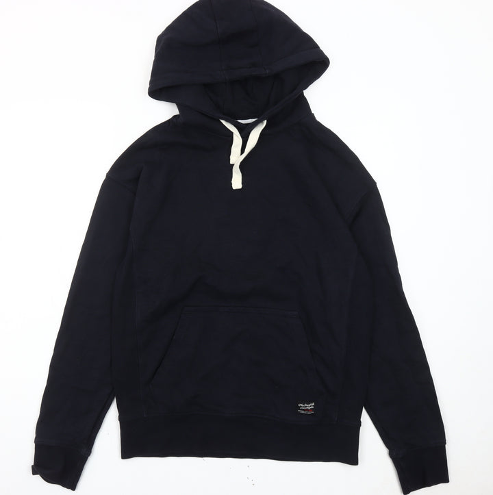 The Stronghold Men’s Black Pullover Hoodie Size M Cotton