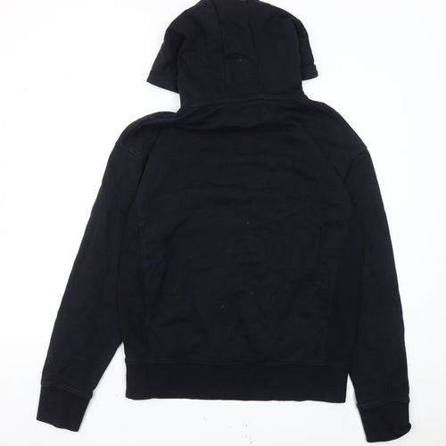 The Stronghold Men’s Black Pullover Hoodie Size M Cotton
