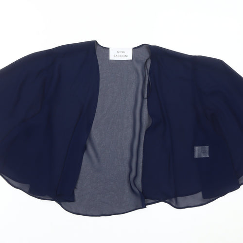 Gina Bacconi Women’s Blue Chiffon Kimono Blouse UK 12