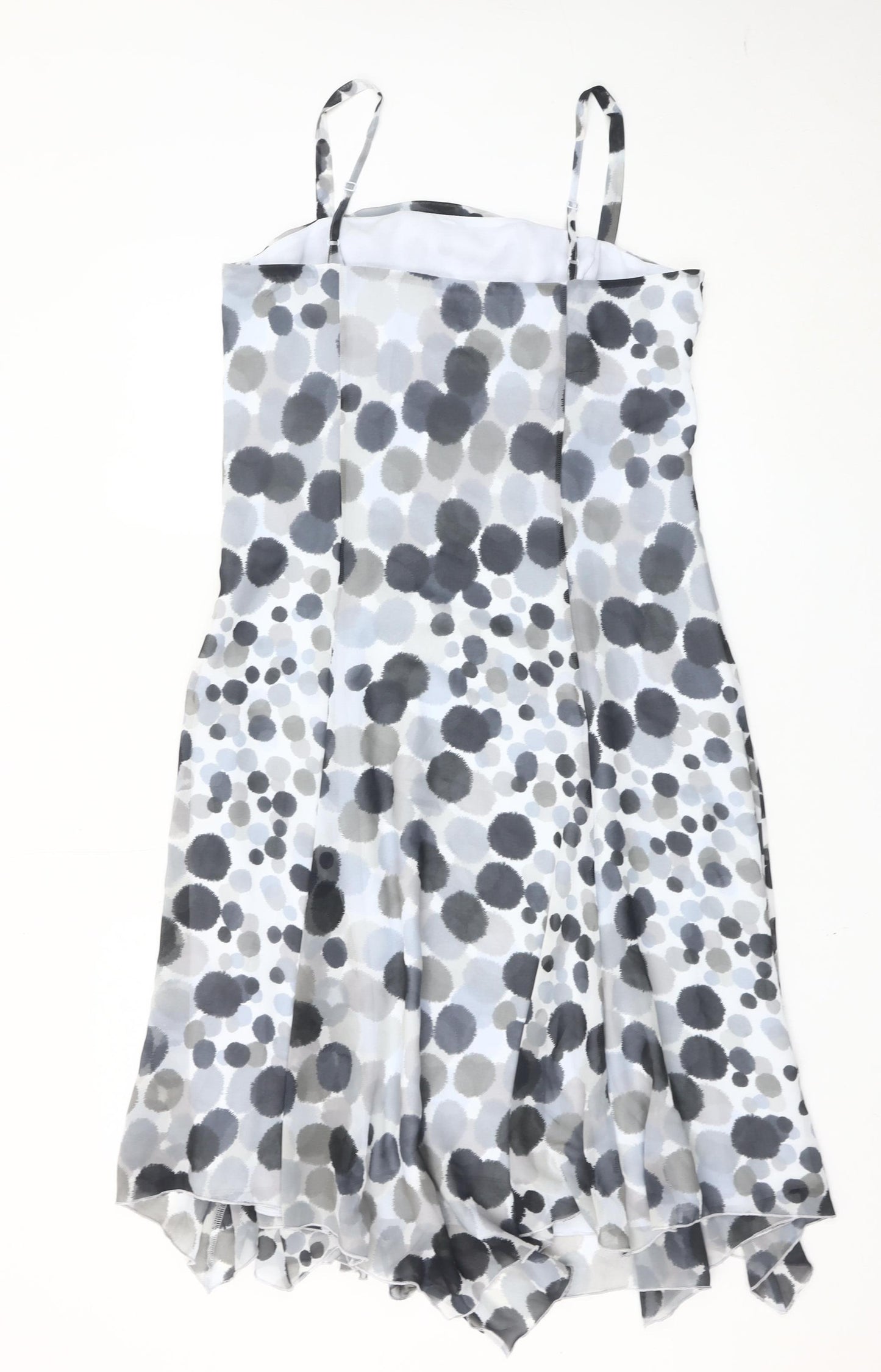 Marks and Spencer Women’s Multicoloured Polka Dot Slip Dress Size 12