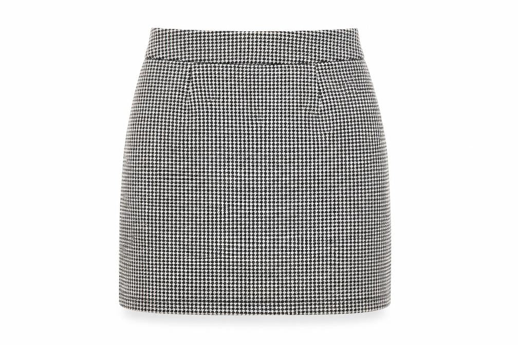 Glassons Women’s Black Houndstooth Pencil Skirt Size 8 Workwear
