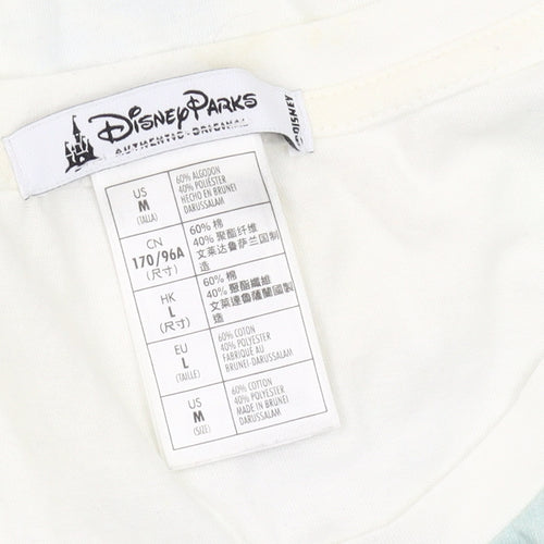 Disney Parks Womens Multicoloured T-Shirt Size 14 Mickey Minnie Tropical