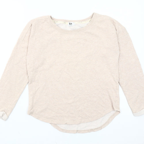 Kin by John Lewis Women’s Beige Crew Neck Pullover Sweatshirt S