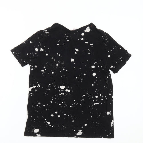 Marvel Boys Black Graphic Logo T-Shirt 9-10 Years Superhero Casual
