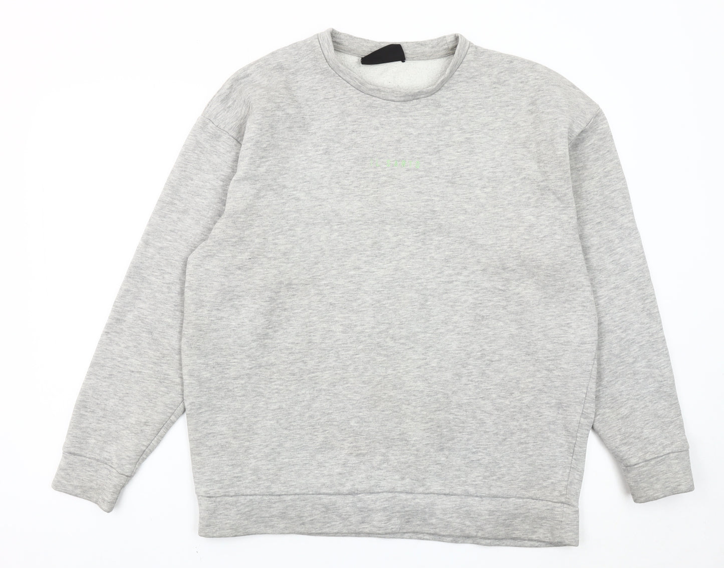 Il Sarto Men’s Grey Crew Neck Sweatshirt Size M Regular Fit