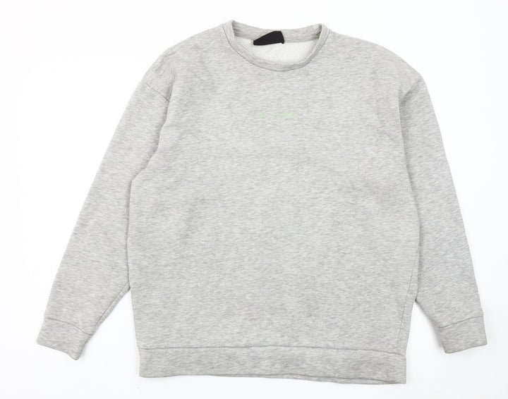 Il Sarto Men’s Grey Crew Neck Sweatshirt Size M Regular Fit