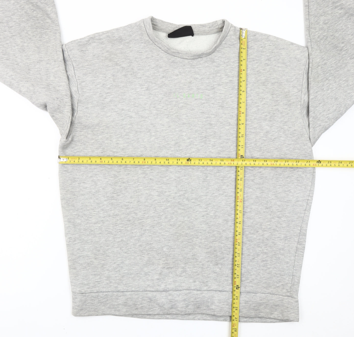 Il Sarto Men’s Grey Crew Neck Sweatshirt Size M Regular Fit