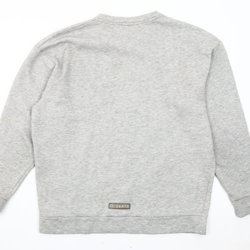 Il Sarto Men’s Grey Crew Neck Sweatshirt Size M Regular Fit