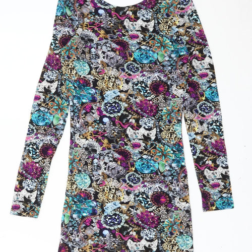 Hedkandi Women’s Multicoloured Size 6 Bodycon Mini Party Dress