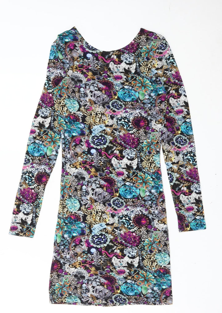 Hedkandi Women’s Multicoloured Size 6 Bodycon Mini Party Dress