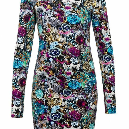 Hedkandi Women’s Multicoloured Size 6 Bodycon Mini Party Dress