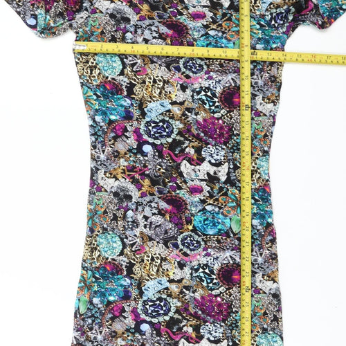 Hedkandi Women’s Multicoloured Size 6 Bodycon Mini Party Dress