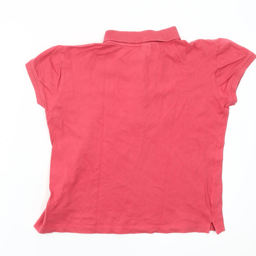 Champion Womens Red XL Polo Shirt Short Sleeve Cotton Casual