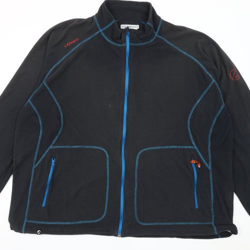 Stormberg Men’s Black Full Zip Sweatshirt Jacket XL Lightweight Outdoor
