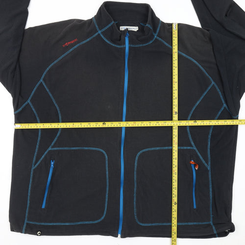 Stormberg Men’s Black Full Zip Sweatshirt Jacket XL Lightweight Outdoor